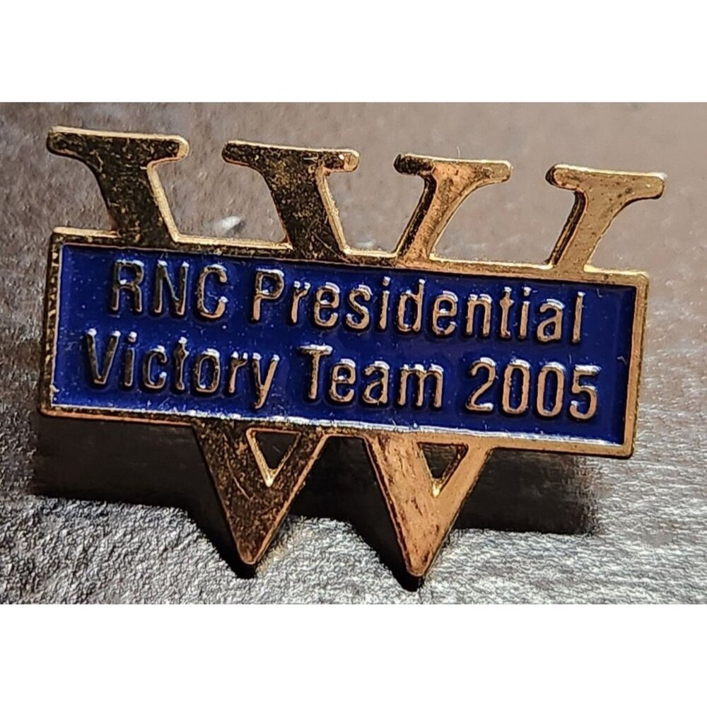 RNC Presidential Victory Team 2005 W Pin